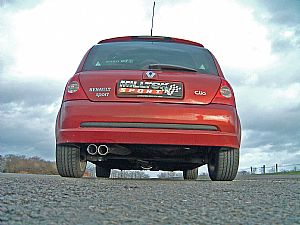 Renault Clio 172 exhaust from Milltek Sport