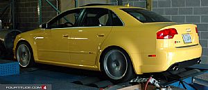 Audi RS4 B7 Milltek exhaust reviewed by Fourtitude