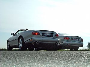 Performance exhausts for the previous-generation Jaguar XK8 and XKR's