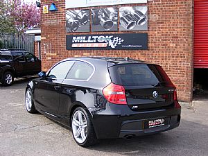 BMW 123d E81 enters the Milltek Workshop