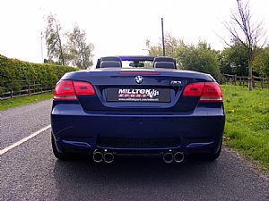 BMW M3 V8 Convertible gets Milltek exhaust treatment