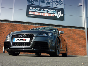 Audi TT RS arrives at Milltek Technology Centre
