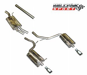 Audi A4 2.0 TFSI 2WD B7 cat-back system